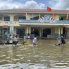 Quảng Trị: Hàng nghìn ngôi nhà tại vùng trũng Hải Lăng ngập sâu trong nước 