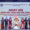 Các đại biểu dự ngày hội. (Ảnh: Nguyễn Thắng/TTXVN)