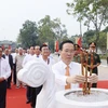 Chủ tịch nước Võ Văn Thưởng dâng hương tưởng niệm đồng chí Võ Văn Tần
