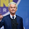 Lãnh đạo đảng Tự do (PVV) tại Hà Lan, ông Geert Wilders, phát biểu trong một sự kiện ở Milan, Italy ngày 18/5/2019. (Ảnh: AFP/TTXVN)