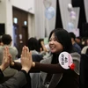 Lee Yu-mi tham dự một sự kiện hẹn hò tập thể được tổ chức tại Seongnam, Hàn Quốc ngày 19/11/2023. (Ảnh: Reuters)