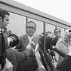 Cố vấn Tổng thống Henry Kissinger trả lời báo chí tại San Clemente, California năm 1973. (Ảnh: AP)