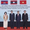 Khai mạc Hội nghị cấp cao Quốc hội ba nước Campuchia-Lào-Việt Nam lần thứ nhất