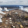 Khí thải từ một cơ sở khí đốt tự nhiên ở Canada. (Nguồn: Getty Images)