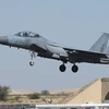 Máy bay tiêm kích F15SA của Saudi Arabia. (Ảnh: AFP)