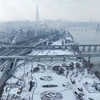 Hàn Quốc "đóng băng" trong đợt sóng lạnh