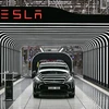 Mẫu xe điện Model Y của Tesla. (Ảnh: AFP/TTXVN)