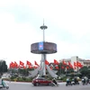 Trung tâm thành phố Đông Hà, tỉnh Quảng Trị. (Ảnh: Nguyên Lý/TTXVN)