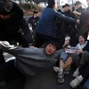 Các sinh viên bị bắt giữ với cáo buộc cố xâm nhập Văn phòng Tổng thống Hàn Quốc. (Nguồn: Newsis)