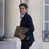 Tân Thủ tướng Pháp Gabriel Attal lúc đảm nhiệm cương vị Bộ trưởng Bộ Hành động Công và Kế toán, ngày 4/7/2022. (Ảnh: AFP/TTXVN)