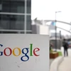 Biểu tượng của Google tại trụ sở ở Mountain View, California, Mỹ. (Ảnh: AFP/TTXVN)