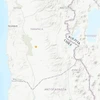 Địa điểm xảy ra trận động đất ở miền Bắc Chile. (Nguồn: USGS)