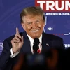 Cựu Tổng thống Mỹ Donald Trump phát biểu trong chiến dịch vận động tranh cử ở Laconia, New Hampshire, ngày 22/1/2024. (Ảnh: AFP/TTXVN)