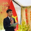 Đại sứ Việt Nam tại Nam Phi Hoàng Sỹ Cường phát biểu. (Ảnh: Hồng Minh/TTXVN)
