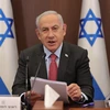 Thủ tướng Israel Benjamin Netanyahu trong cuộc họp nội các tuần ở Jerusalem, ngày 19/3/2023. (Ảnh: AFP/TTXVN)