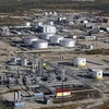 Nhà máy lọc dầu Rosneft ở thị trấn Gubkinsky, Tây Siberia (Liên bang Nga). (Ảnh: AFP/TTXVN)