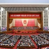 Kỳ họp thứ hai Đại hội Đại biểu Nhân dân Toàn quốc (Nhân Đại - tức Quốc hội) Trung Quốc khóa XIV. (Ảnh: THX/TTXVN)
