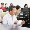Bị cáo Huỳnh Văn Dõng, cựu Giám đốc CDC Khánh Hòa, bị cáo buộc nhận 1,9 tỷ đồng từ các doanh nghiệp trong vụ án. (Ảnh: Tiên Minh/TTXVN)