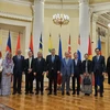 Trưởng đoàn các nước ASEAN và Nga tại Cuộc họp Quan chức cao cấp ASEAN-Nga lần thứ 20. (Ảnh: TTXVN phát)