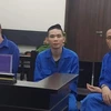 Ba bị cáo tại phiên tòa ngày 9/5. (Nguồn: CAND)