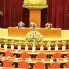 Hình ảnh bế mạc Hội nghị lần thứ 9 Ban Chấp hành Trung ương Đảng khóa XIII