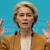 Đảng Liên minh Dân chủ Cơ đốc giáo (CDU) của Chủ tịch Ủy ban châu Âu (EC) Ursula von der Leyen là mục tiêu của một vụ tấn công mạng. (Ảnh: AFP/TTXVN)