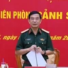 Đại tướng Phan Văn Giang phát biểu chỉ đạo tại hội nghị. (Ảnh: Hồng Pha/TTXVN phát)