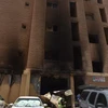 Đến nay đã có ít nhất 41 người thiệt mạng trong vụ cháy tòa nhà 6 tầng ở Kuwait. (Nguồn: Mạng xã hội X)