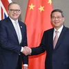 Thủ tướng Trung Quốc Lý Cường và người đồng cấp Australia Anthony Albanese. (Nguồn: THX)