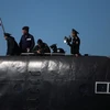 Binh sỹ Nga trên một tàu ngầm neo đậu ở căn cứ Hạm đội Biển Đen tại Crimea. (Nguồn: ITAR-TASS)