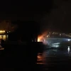 [Video] Hai tàu chở dầu bốc cháy trên sông Đồng Nai