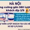 [Infographics] Hà Nội tăng cường gần 600 lượt xe khách dịp 2/9