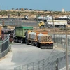 Cửa khẩu Karem Shalom đã được mở lại. (Ảnh: haaretz.com)