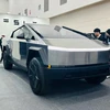 Tesla Cybertruck thu hút sự chú ý của khách tham quan FIX 2024. (Nguồn: Vietnam+)