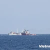 Tàu Trung Quốc bao vây khóa chặt nhóm tàu cá của Việt Nam