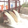 Các hồ thủy điện xả nước để phục vụ vụ Đông Xuân. (Ảnh: Ngọc Hà/TTXVN)