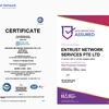Entrust Network (Singapore) được trao 2 chứng nhận ISO 27001 và Data Protection Trustmark (DPTM)