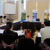 Đoàn cán bộ họp tại Hà Nội trước khi lên đường tham dự khóa đào tạo. (Nguồn ảnh: Dự án EU)