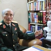 Vị tướng già nay đã 90 tuổi. (Ảnh: Xuân Mai/Vietnam+)