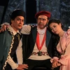 Vở kịch "Hamlet" do các nghệ sỹ Nhà hát Kịch Việt Nam thể hiện. (Nguồn ảnh: Nhà hát Kịch Việt Nam)