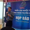 Ông Nguyễn Hà Nam giới thiệu về triển lãm tại họp báo chiều nay. (Ảnh: PV/Vietnam+)