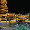 Tọa lạc tại khu thắng cảnh Wulingyuan của thành phố Trương Gia Giới, phố cổ Xibu giống như một điểm nhấn làm nổi bật văn hóa của nhóm dân tộc Tujia. (Ảnh: Xuân Mai/Vietnam+)