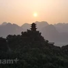 Một góc Chùa Tam Chúc nhìn từ trên cao. (Ảnh: Mai Mai/Vietnam+)