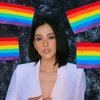 Nàng hậu cho biết cô có rất nhiều bạn bè thuộc cộng đồng LGBTQ+ và cô nhận thấy họ đều là những người tử tế, tình cảm và hơn hết còn rất tài năng. (Ảnh: CTV/Vietnam+)