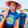 Hoa hậu Liên lục địa 2022 là đại sứ toàn cầu tại Việt Nam của Earth Day 2023. (Ảnh: CTV/Vietnam+)