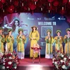 Dàn hoa hậu quốc tế diện áo dài gấm thưởng thức nhã nhạc cung đình Huế