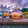 Khách sạn Mai Châu Lodge mang đến trải nghiệm mới với khu lều trại cao cấp Luxury Glamping. (Ảnh: TMG)