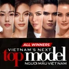 Các Quán quân sau 8 mùa sản xuất Vietnam's Next Top Model. (Ảnh: BTC)