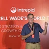 Nhà đồng sáng lập kiêm Chủ tịch Tập đoàn Du lịch Mạo hiểm lớn nhất thế giới Intrepid Travel, ông Darrell Wade. (Ảnh: Mai Mai/Vietnam+)