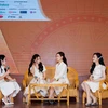 Hoa hậu Quốc gia Việt Nam 2024 với tour tuyển sinh đặc biệt tại các trường đại học. (Ảnh: CTV/Vietnam+)